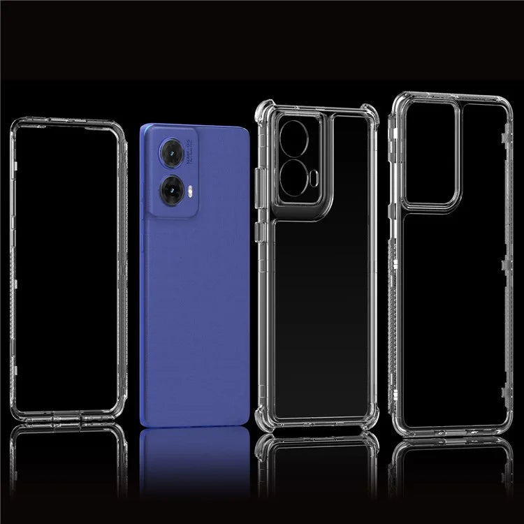For Motorola Moto G85 5G  /  S50 Neo 5G Case Anti-Scratch Acrylic+TPU Clear Phone Cover