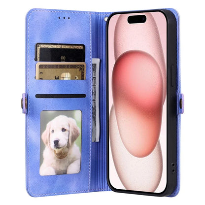 Style 016 For iPhone 16 Pro Case Skin Feel Totem Imprinted Wallet Leather Phone Cover