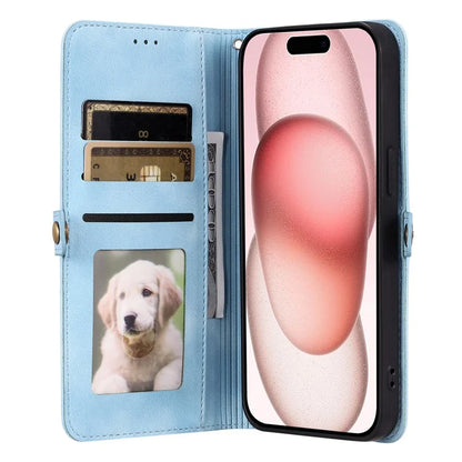 Style 016 For iPhone 14 Pro Case Skin Feel Totem Imprinted Wallet Leather Phone Cover
