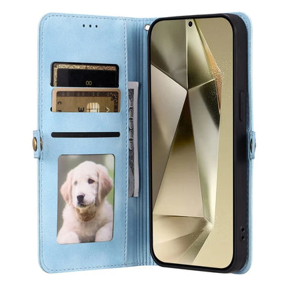 Style 016 For Samsung Galaxy A35 5G Case Skin Feel Totem Imprinted Wallet Leather Phone Cover