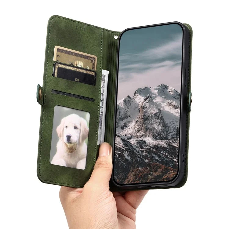 Style 016 For Samsung Galaxy A33 5G Case Skin Feel Totem Imprinted Wallet Leather Phone Cover
