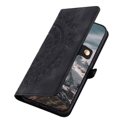 Style 016 For Samsung Galaxy A33 5G Case Skin Feel Totem Imprinted Wallet Leather Phone Cover