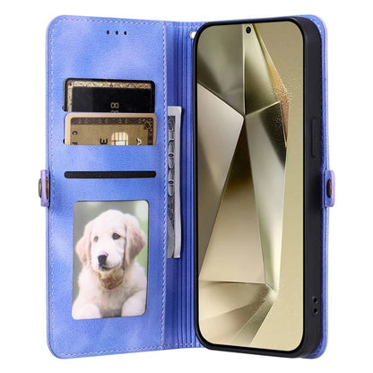 Style 016 For Samsung Galaxy A34 5G Case Skin Feel Totem Imprinted Wallet Leather Phone Cover