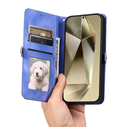Style 016 For Samsung Galaxy A34 5G Case Skin Feel Totem Imprinted Wallet Leather Phone Cover