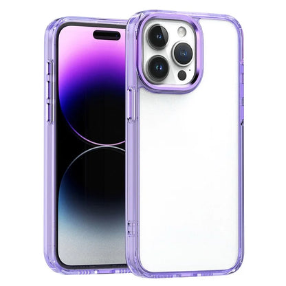 For iPhone 16 Pro Clear Case Shockproof TPU+PC Hybrid Phone Cover