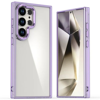 For Samsung Galaxy S24 Ultra Case Shockproof TPU+PC Hybrid Clear Phone Cover