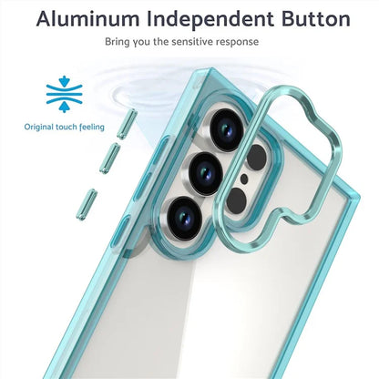 For Samsung Galaxy S24 Ultra Case Shockproof TPU+PC Hybrid Clear Phone Cover