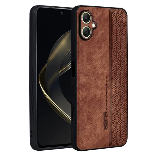 AZNS For Samsung Galaxy A06 Case Protective PU Leather Covered TPU Phone Shell