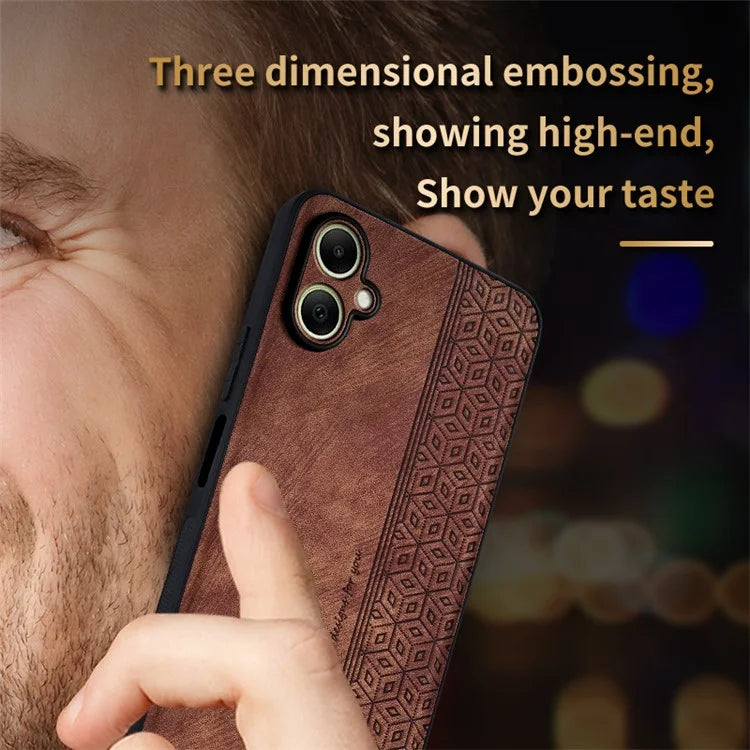 AZNS For Samsung Galaxy A06 Case Protective PU Leather Covered TPU Phone Shell