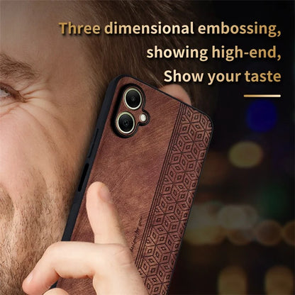AZNS For Samsung Galaxy A06 Case Protective PU Leather Covered TPU Phone Shell
