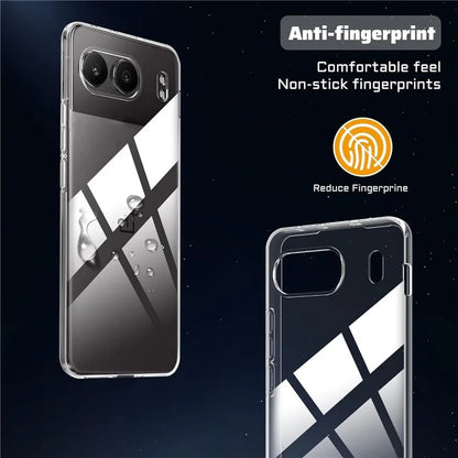 For OnePlus Nord 4 Clear TPU Anti-Scratch Phone Case + 2.5D Arc Edge Screen Protector