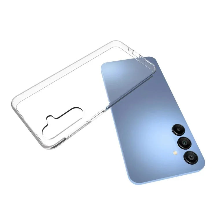 For Samsung Galaxy A16 5G Case Anti-Fingerprint Crystal Clear TPU Phone Cover