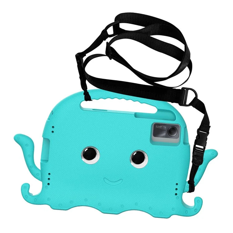 For Samsung Galaxy Tab A9+ / S7 / S8 / S9 / S9 FE / Redmi Pad SE / Xiaomi Pad 6 / Lenovo Tab M11 EVA Case Cartoon Octopus Tablet Cover