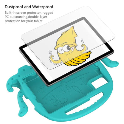 For Samsung Galaxy Tab A9+ / S7 / S8 / S9 / S9 FE / Redmi Pad SE / Xiaomi Pad 6 / Lenovo Tab M11 EVA Case Cartoon Octopus Tablet Cover