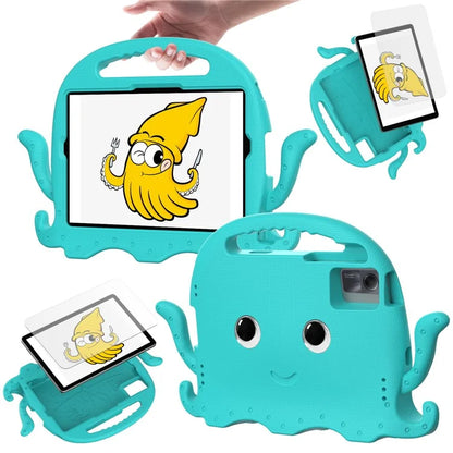 For Samsung Galaxy Tab A9+ / S7 / S8 / S9 / S9 FE / Redmi Pad SE / Xiaomi Pad 6 / Lenovo Tab M11 EVA Case Cartoon Octopus Tablet Cover