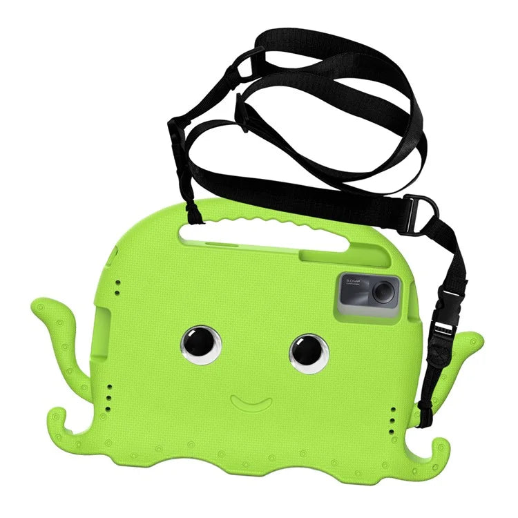 For Samsung Galaxy Tab A9+ / S7 / S8 / S9 / S9 FE / Redmi Pad SE / Xiaomi Pad 6 / Lenovo Tab M11 EVA Case Cartoon Octopus Tablet Cover