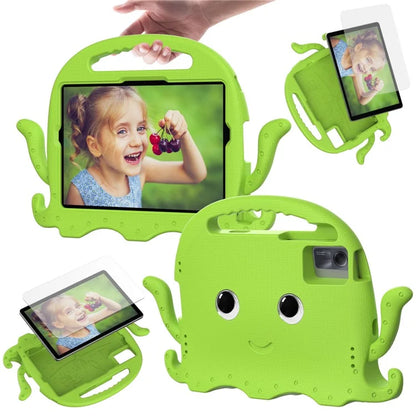 For Samsung Galaxy Tab A9+ / S7 / S8 / S9 / S9 FE / Redmi Pad SE / Xiaomi Pad 6 / Lenovo Tab M11 EVA Case Cartoon Octopus Tablet Cover