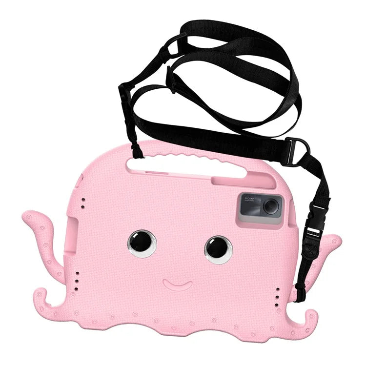 For Samsung Galaxy Tab A9+ / S7 / S8 / S9 / S9 FE / Redmi Pad SE / Xiaomi Pad 6 / Lenovo Tab M11 EVA Case Cartoon Octopus Tablet Cover