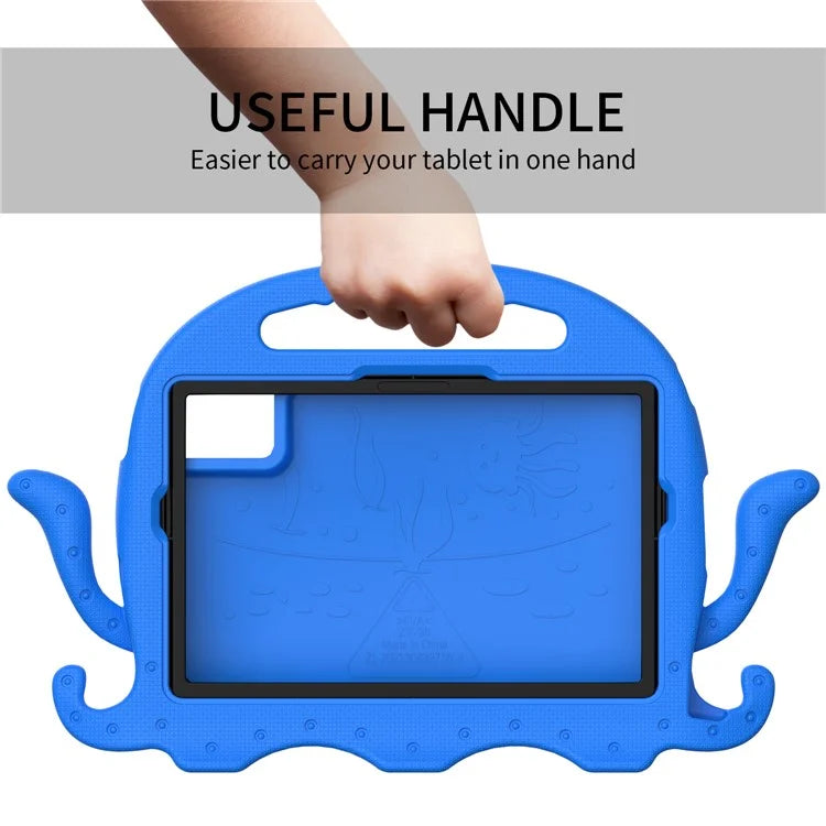 For Samsung Galaxy Tab A9+ / S7 / S8 / S9 / S9 FE / Redmi Pad SE / Xiaomi Pad 6 / Lenovo Tab M11 EVA Case Cartoon Octopus Tablet Cover