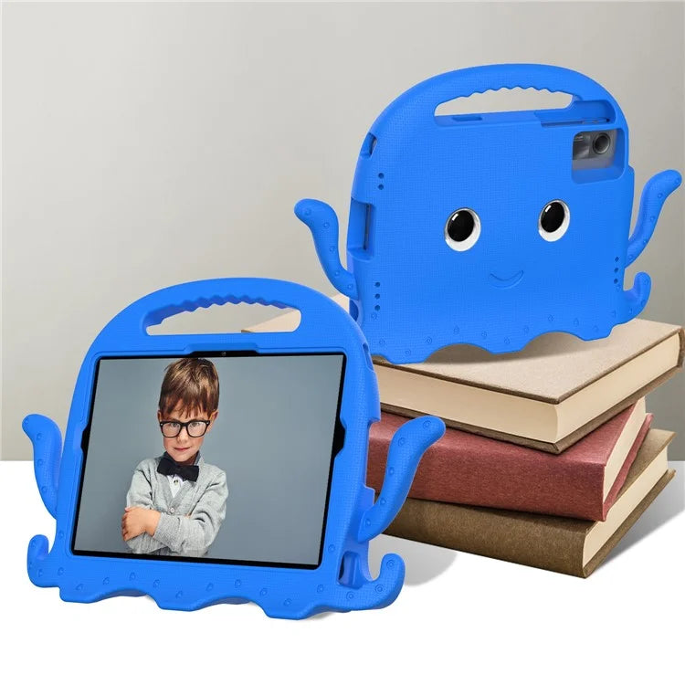 For Samsung Galaxy Tab A9+ / S7 / S8 / S9 / S9 FE / Redmi Pad SE / Xiaomi Pad 6 / Lenovo Tab M11 EVA Case Cartoon Octopus Tablet Cover