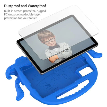 For Samsung Galaxy Tab A9+ / S7 / S8 / S9 / S9 FE / Redmi Pad SE / Xiaomi Pad 6 / Lenovo Tab M11 EVA Case Cartoon Octopus Tablet Cover