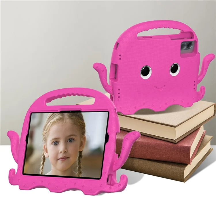 For Samsung Galaxy Tab A9+ / S7 / S8 / S9 / S9 FE / Redmi Pad SE / Xiaomi Pad 6 / Lenovo Tab M11 EVA Case Cartoon Octopus Tablet Cover