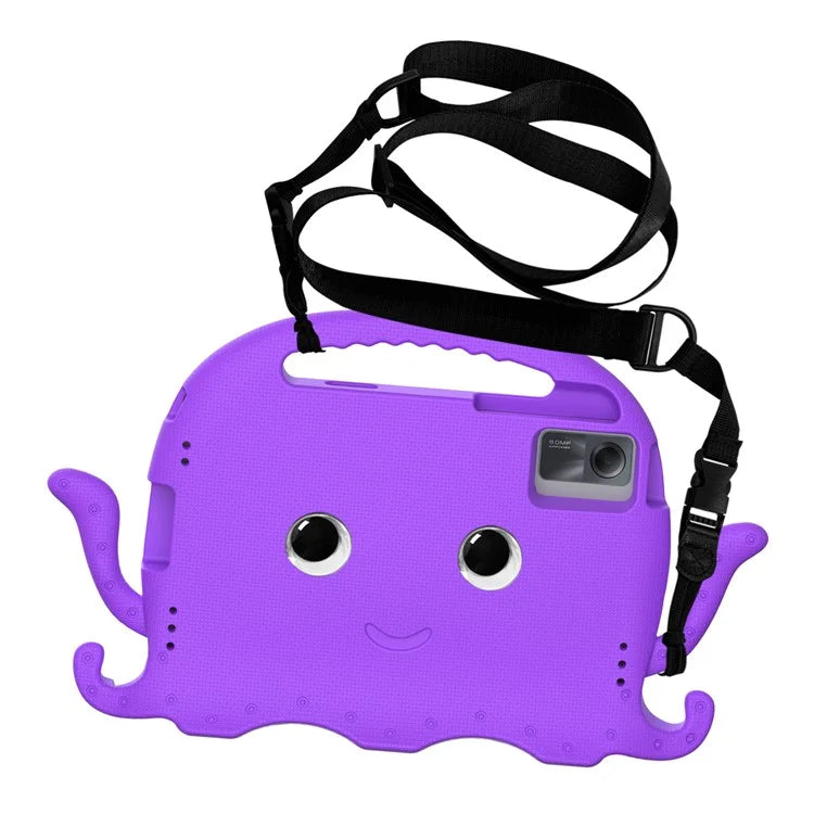 For Samsung Galaxy Tab A9+ / S7 / S8 / S9 / S9 FE / Redmi Pad SE / Xiaomi Pad 6 / Lenovo Tab M11 EVA Case Cartoon Octopus Tablet Cover