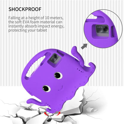 For Samsung Galaxy Tab A9+ / S7 / S8 / S9 / S9 FE / Redmi Pad SE / Xiaomi Pad 6 / Lenovo Tab M11 EVA Case Cartoon Octopus Tablet Cover