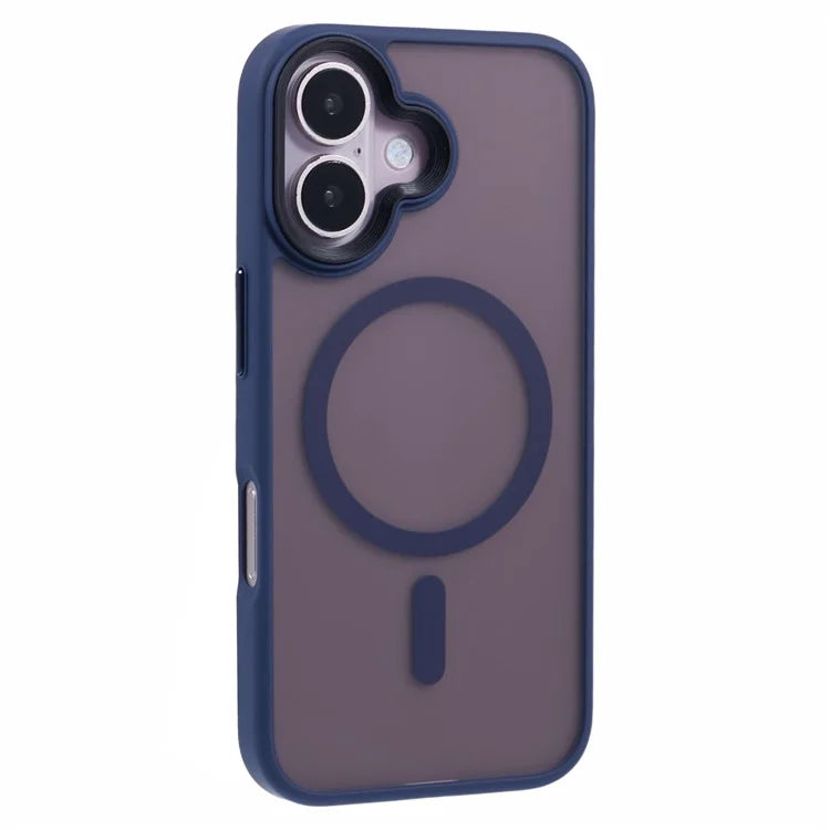 For iPhone 16 Case Compatible with MagSafe TPU+PC Rubberized Finish Phone Cover