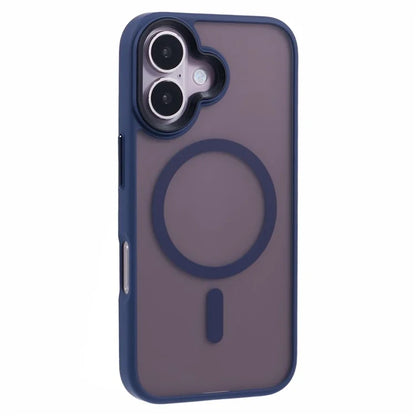For iPhone 16 Case Compatible with MagSafe TPU+PC Rubberized Finish Phone Cover