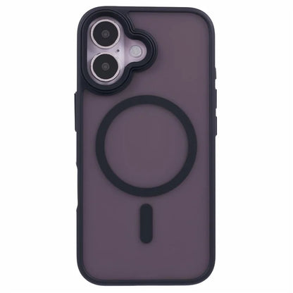 For iPhone 16 Case Compatible with MagSafe TPU+PC Rubberized Finish Phone Cover