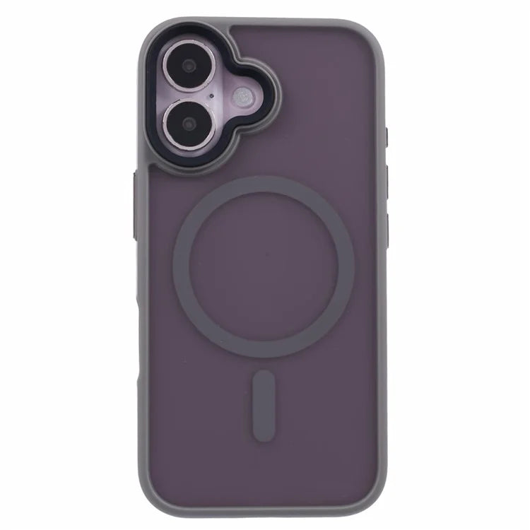 For iPhone 16 Case Compatible with MagSafe TPU+PC Rubberized Finish Phone Cover