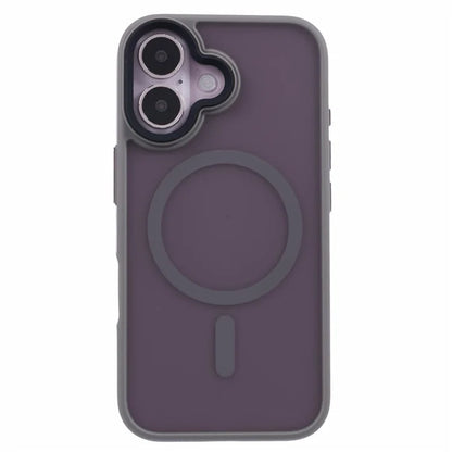 For iPhone 16 Case Compatible with MagSafe TPU+PC Rubberized Finish Phone Cover