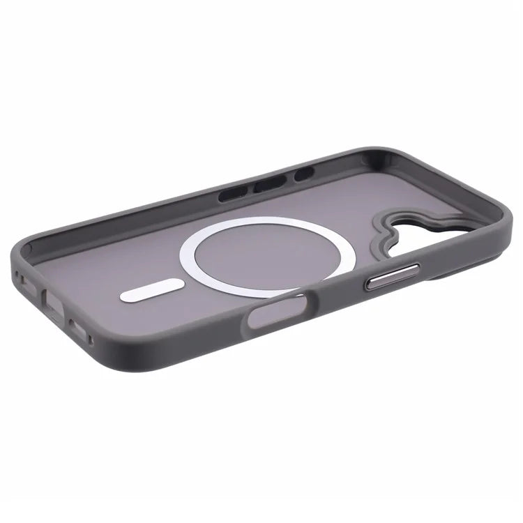 For iPhone 16 Case Compatible with MagSafe TPU+PC Rubberized Finish Phone Cover