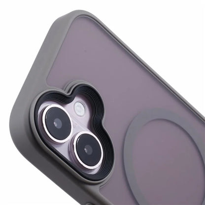 For iPhone 16 Case Compatible with MagSafe TPU+PC Rubberized Finish Phone Cover