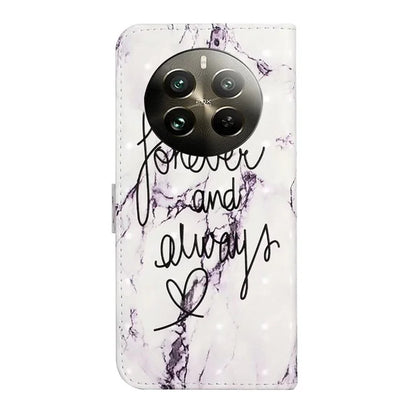 For Realme 12 4G / 12+ 5G Case 3D Creative Pattern PU Leather Stand Phone Cover