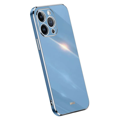 XINLI For iPhone 16 Pro Case TPU Phone Cover with Electroplating Frame