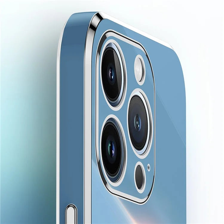 XINLI For iPhone 16 Pro Case Ring Kickstand Electroplating TPU Phone Cover