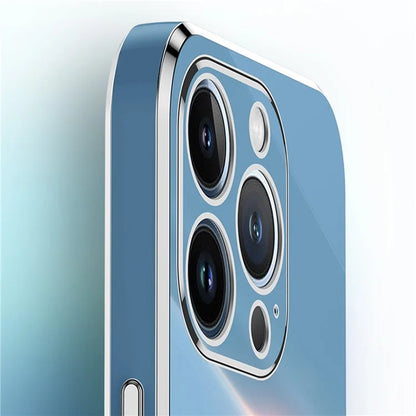 XINLI For iPhone 16 Pro Case Ring Kickstand Electroplating TPU Phone Cover