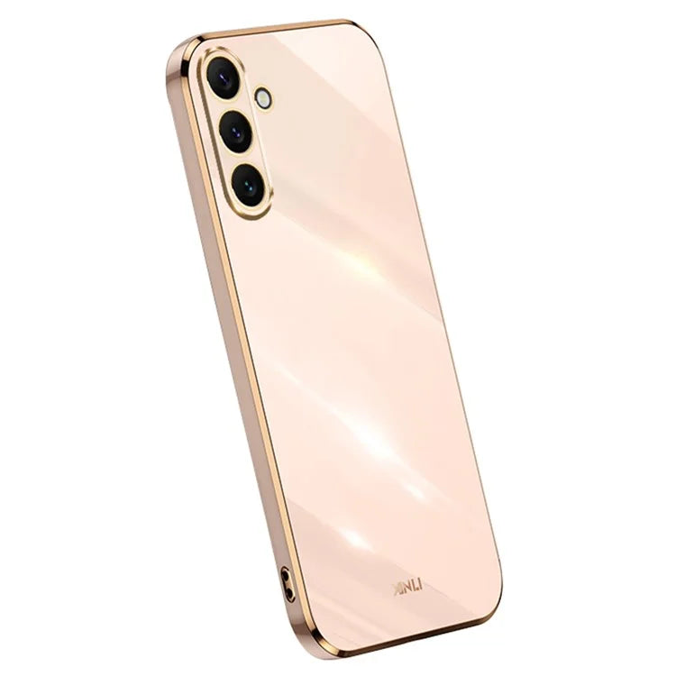 XINLI For Samsung Galaxy A16 5G Case TPU Phone Cover with Electroplating Frame