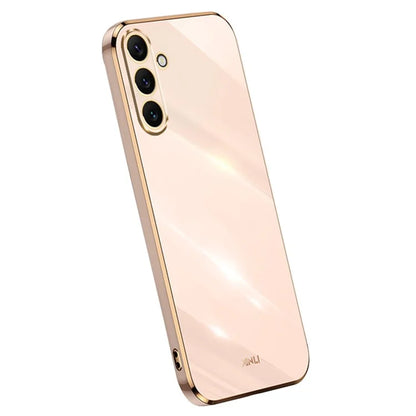 XINLI For Samsung Galaxy A16 5G Case TPU Phone Cover with Electroplating Frame