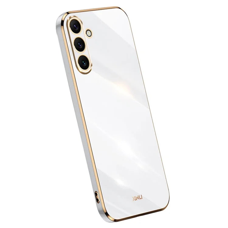 XINLI For Samsung Galaxy A16 5G Case TPU Phone Cover with Electroplating Frame