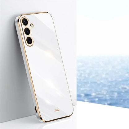 XINLI For Samsung Galaxy A16 5G Case TPU Phone Cover with Electroplating Frame