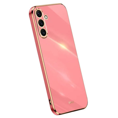 XINLI For Samsung Galaxy A16 5G Case TPU Phone Cover with Electroplating Frame