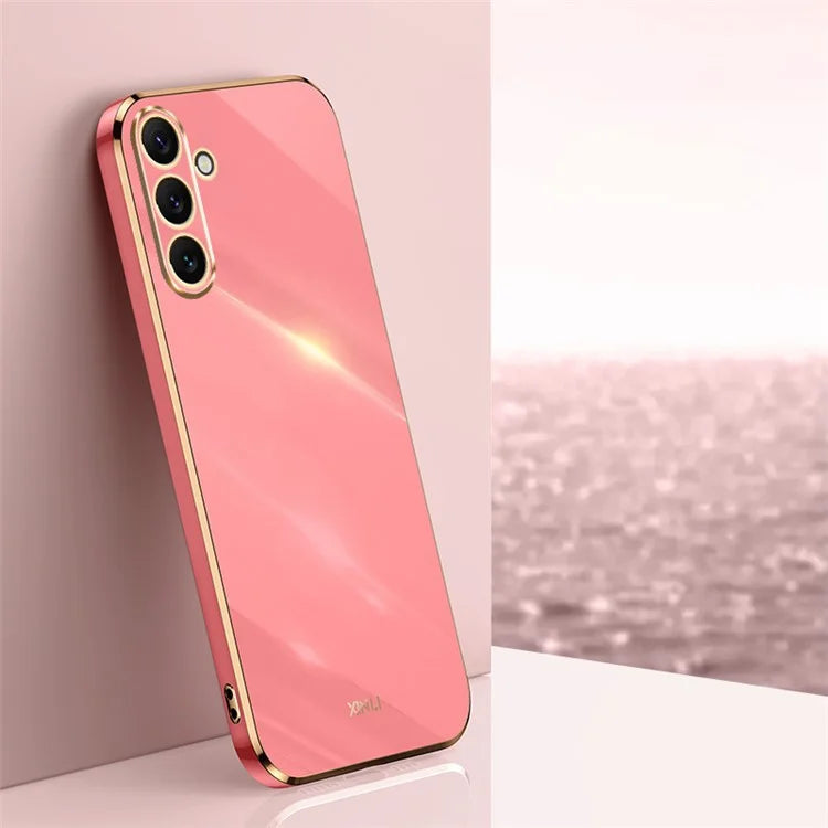 XINLI For Samsung Galaxy A16 5G Case TPU Phone Cover with Electroplating Frame