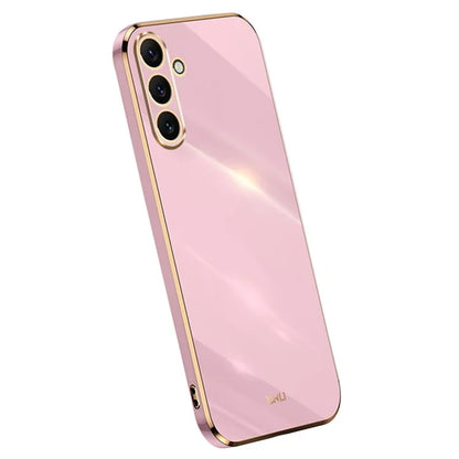 XINLI For Samsung Galaxy A16 5G Case TPU Phone Cover with Electroplating Frame
