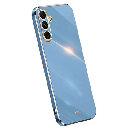 XINLI For Samsung Galaxy A16 5G Case TPU Phone Cover with Electroplating Frame
