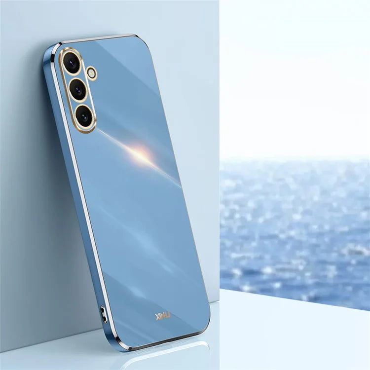 XINLI For Samsung Galaxy A16 5G Case TPU Phone Cover with Electroplating Frame