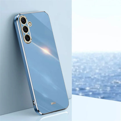 XINLI For Samsung Galaxy A16 5G Case TPU Phone Cover with Electroplating Frame