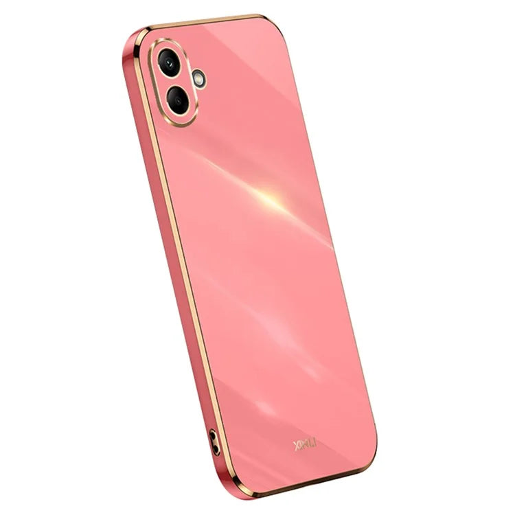 XINLI For Samsung Galaxy A06 Case TPU Phone Cover with Electroplating Frame